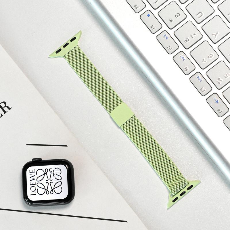 Milanese Loop Apple Watch Band, Slim Stainless Steel