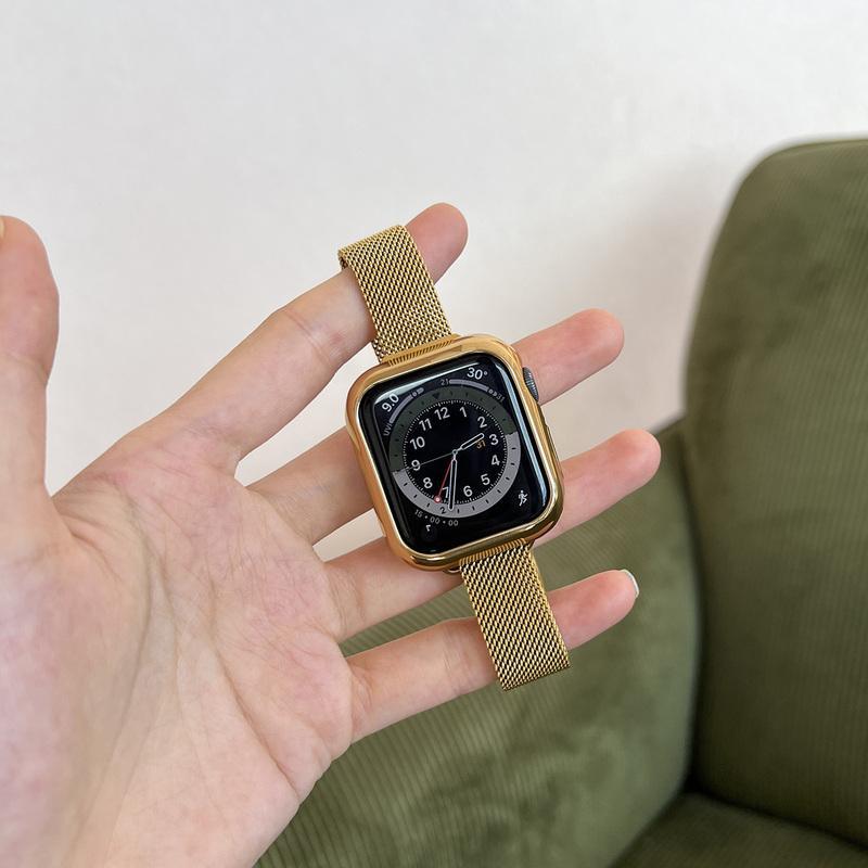 Milanese Loop Apple Watch Band, Slim Stainless Steel