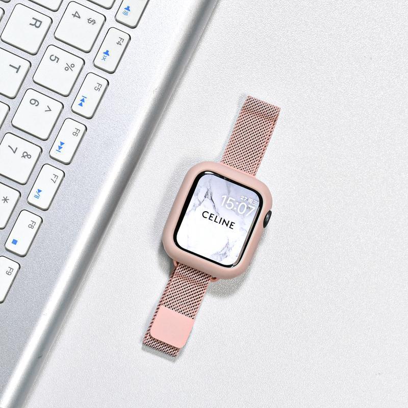 Milanese Loop Apple Watch Band, Slim Stainless Steel