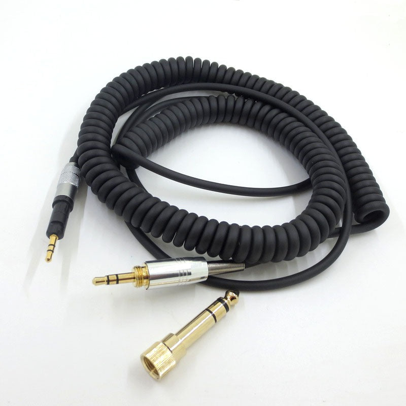 Replacement Coiled Audio Cable for ATH-M50X Headphones