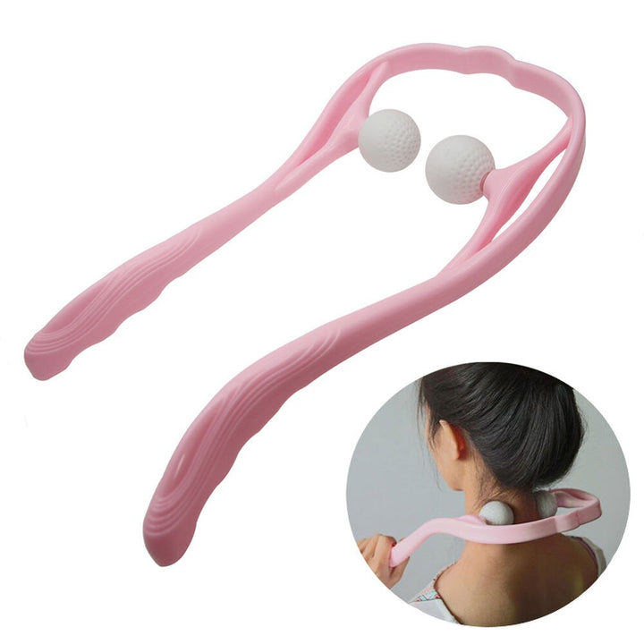 Neck and Shoulder Massager with Dual Trigger Balls