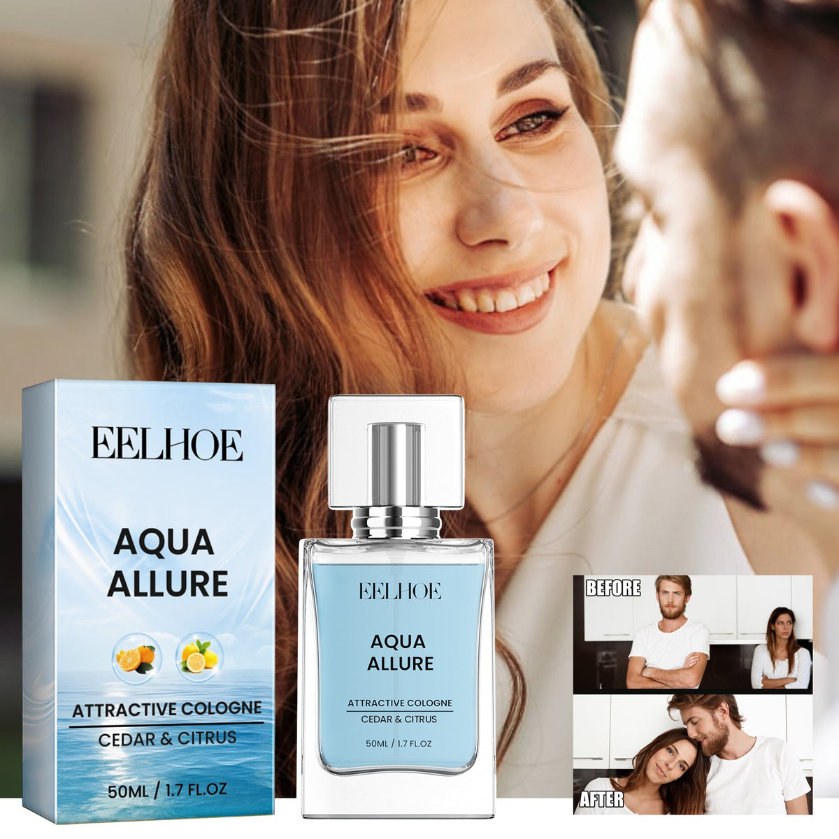 Fresh Cedar & Citrus Cologne 50ml for Everyday Dates