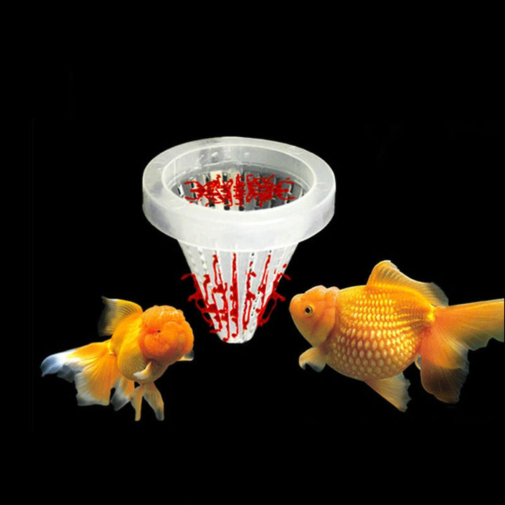 Aquarium Fish Feeder Cone with Suction Cup for Bloodworms