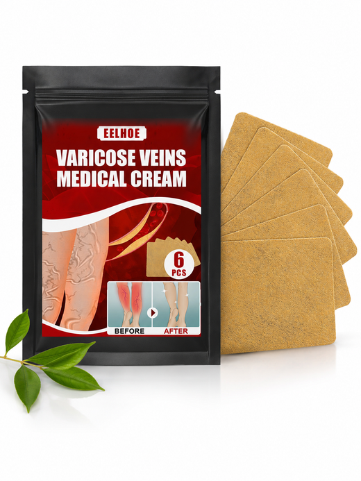 Varicose Vein Cream & Patches — Smoother Legs, Less Swelling