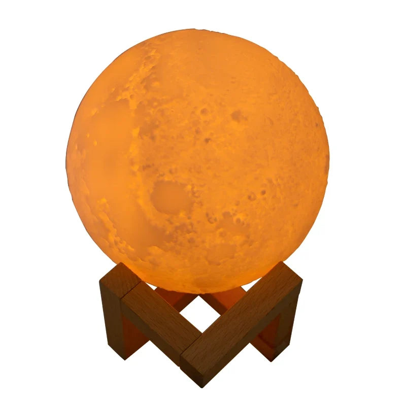 Moon Lamp Humidifier with Cool Mist and Night Light