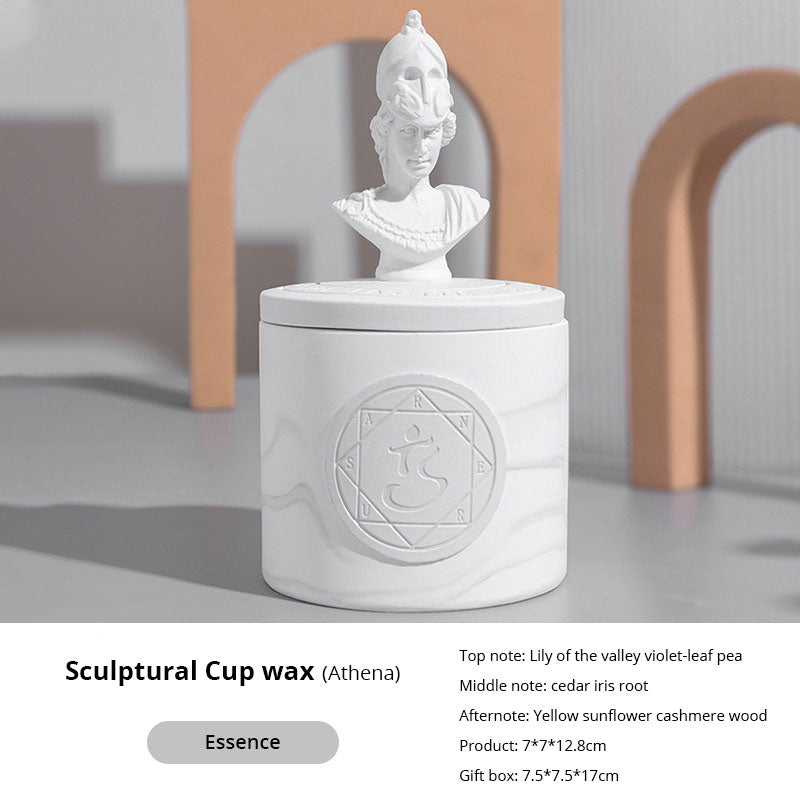 Decorative Sculptural Candle for Elegant Home Ambiance