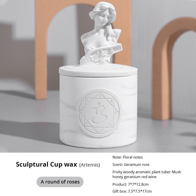 Decorative Sculptural Candle for Elegant Home Ambiance