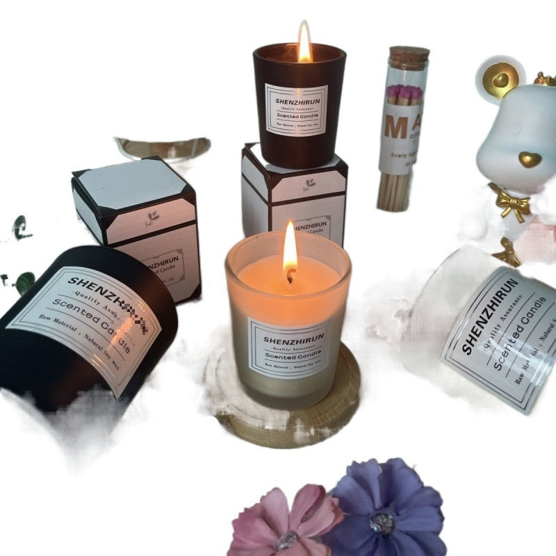Soy Wax Scented Candle for Calm Home Ambiance Décor