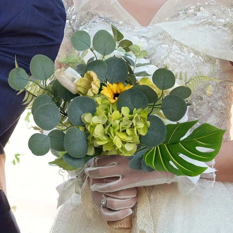 Artificial Eucalyptus Stems for Maintenance-Free Decor