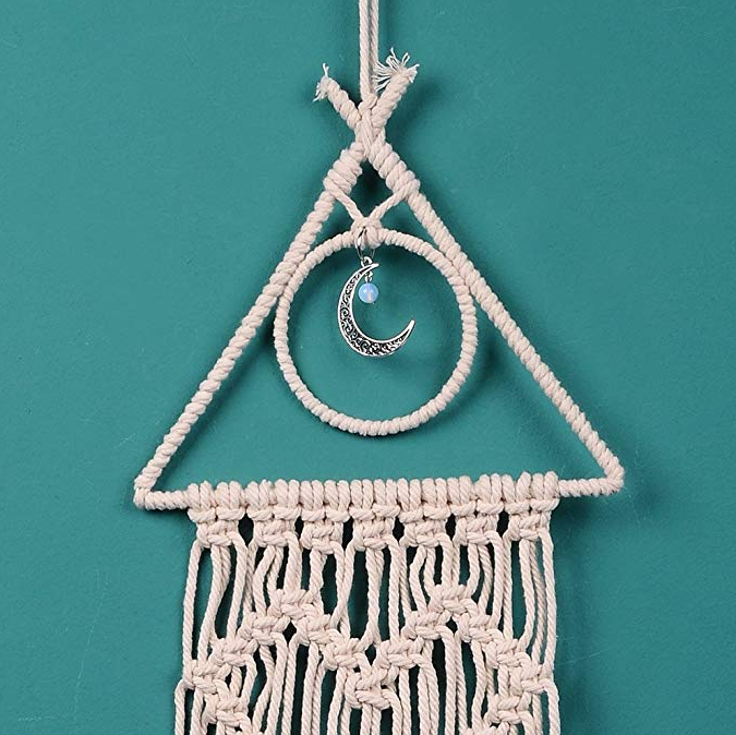 Macrame Wall Hanging Dreamcatcher for Warm Boho Rooms