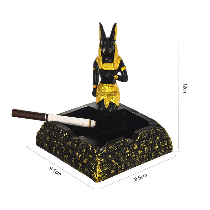 Egyptian Ashtray Ornament | Sculptural Desktop Decor