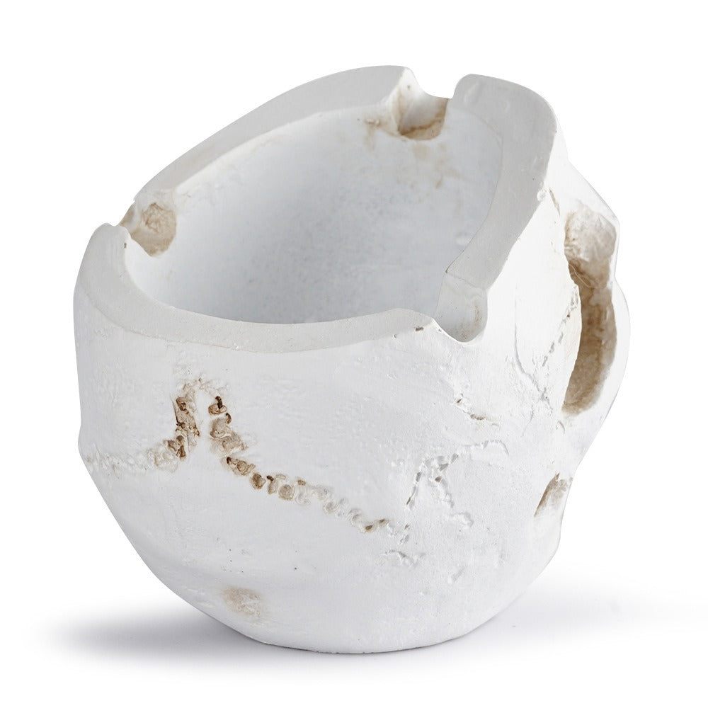Personalized Skull Ashtray for Gothic Tabletop Decor