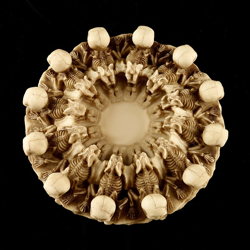 Skeleton Ashtray Gothic Home Decor Table Centerpiece
