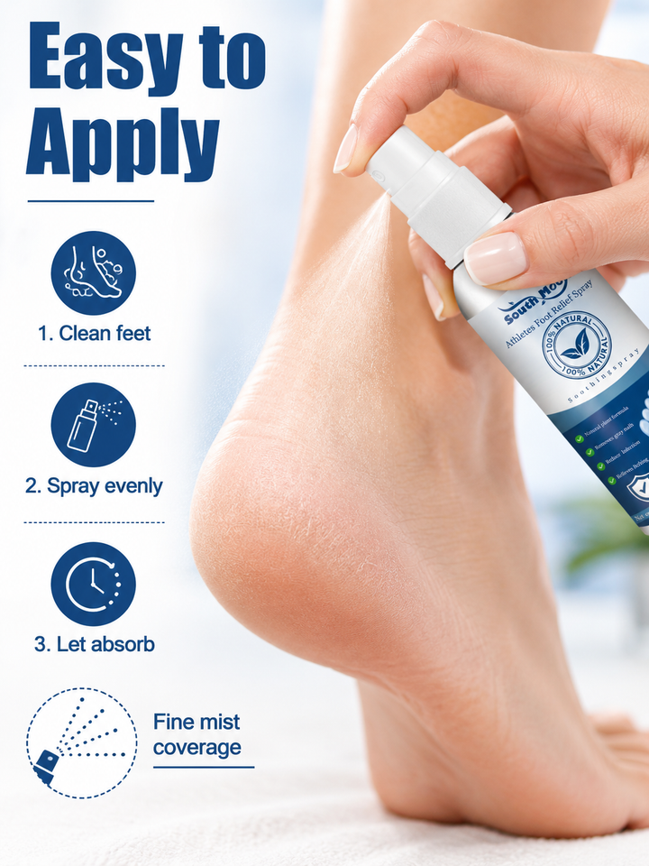 Athlete’s Foot Spray - Natural Relief for Itchy, Gray Nails