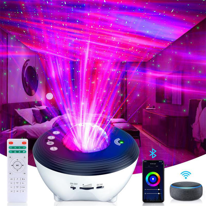 Star Projector Night Light with Laser, Nebula and Music