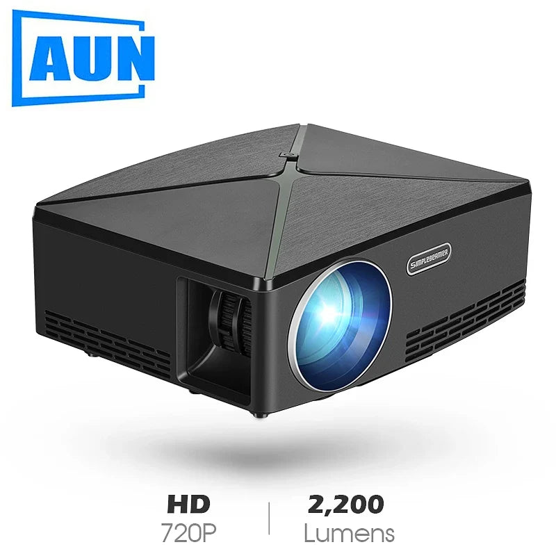 Portable 720p Mini Projector for Movie Nights & Gaming