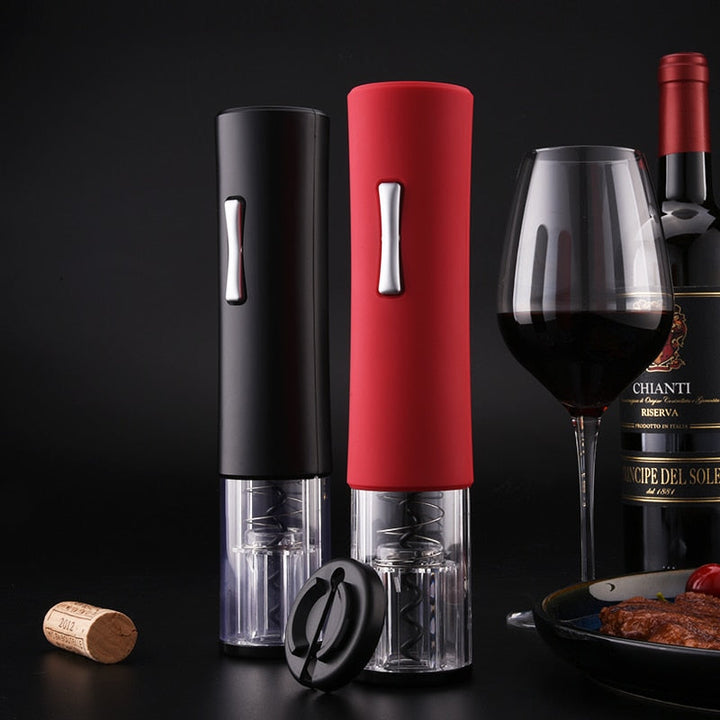 Electric Wine Opener with Foil Cutter & Auto Cork Pull