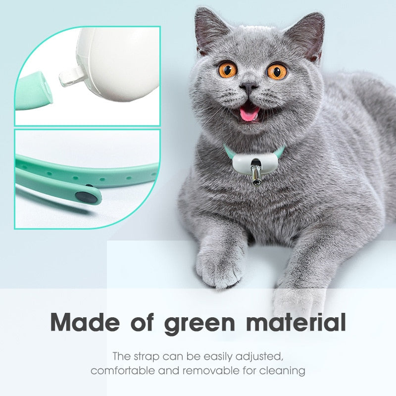 Automatic Cat Laser Toy Collar for Hands-Free Indoor Play