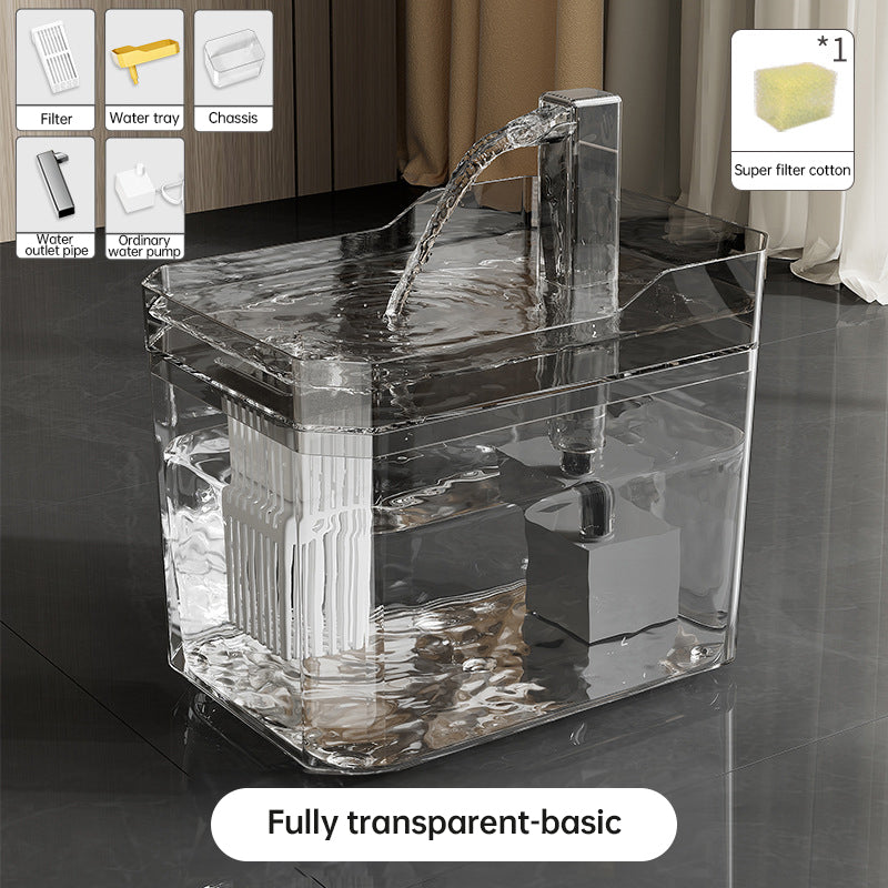 Automatic Cat Water Fountain with Filter, Cleaner Water