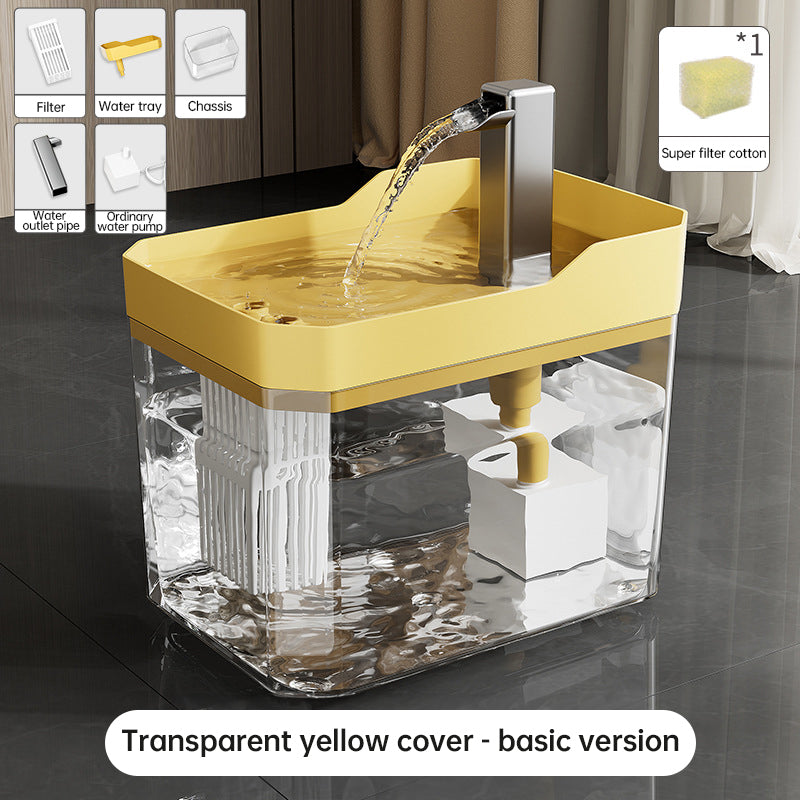 Automatic Cat Water Fountain with Filter, Cleaner Water