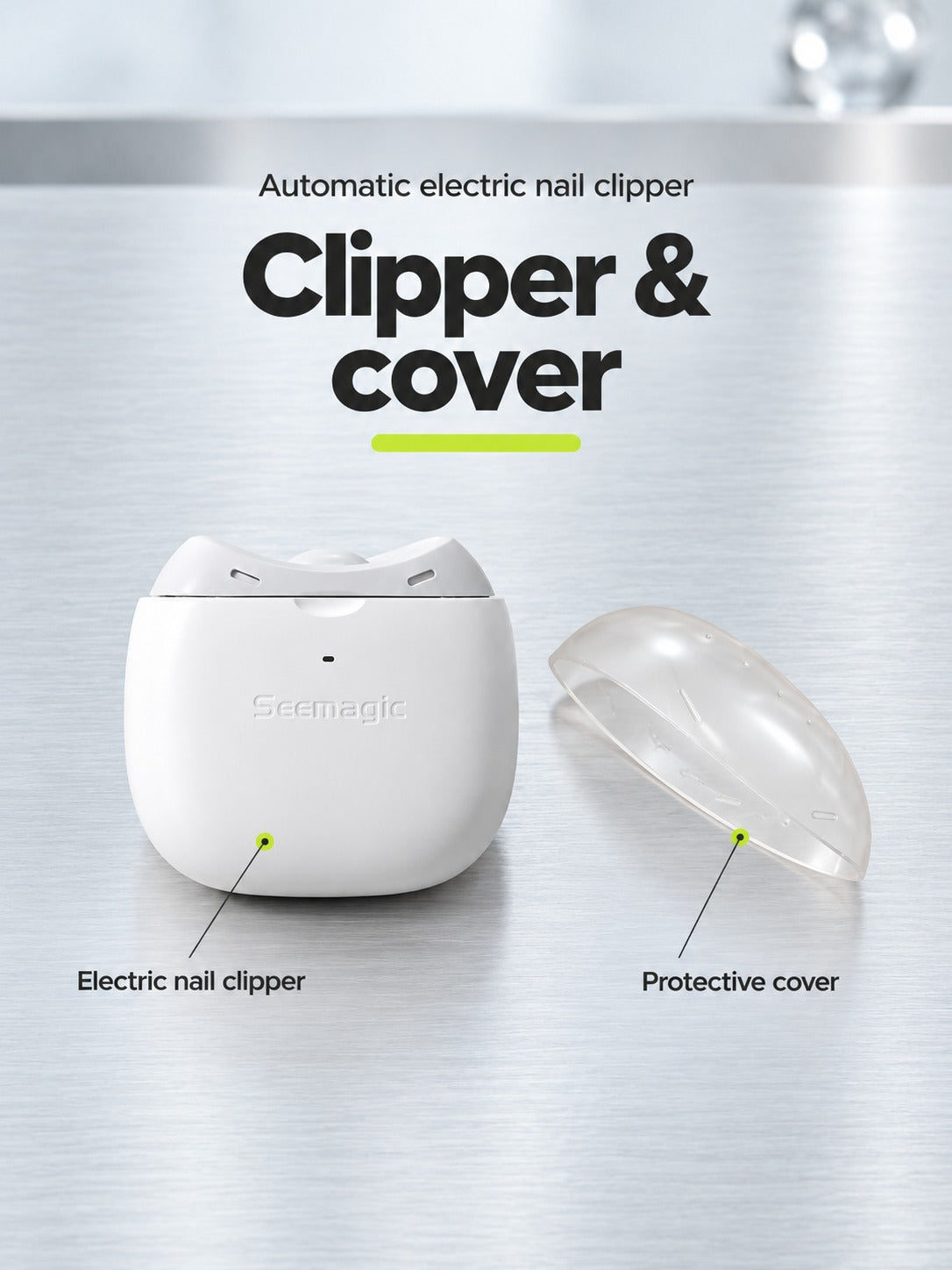 Automatic Electric Nail Clipper for Babies & Adults