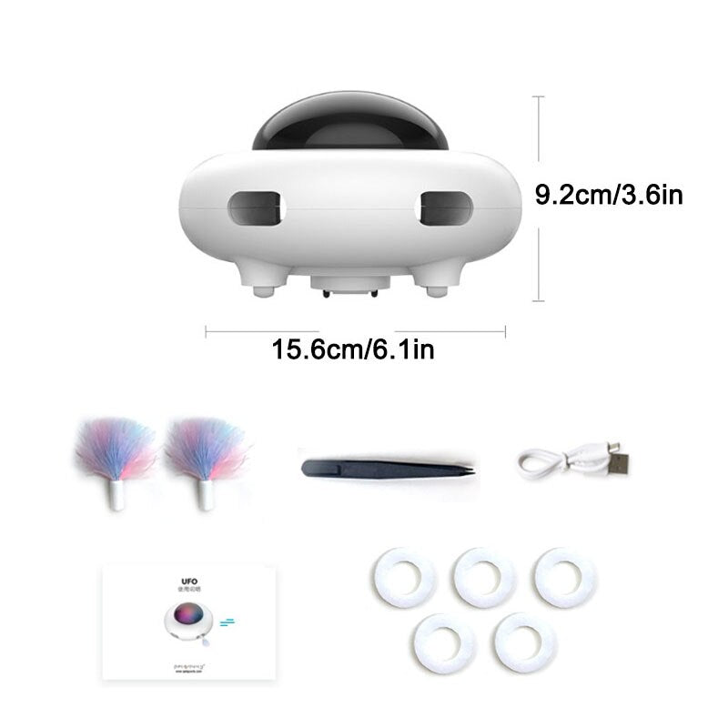 Automatic Feather Cat Toy for Interactive Indoor Playtime
