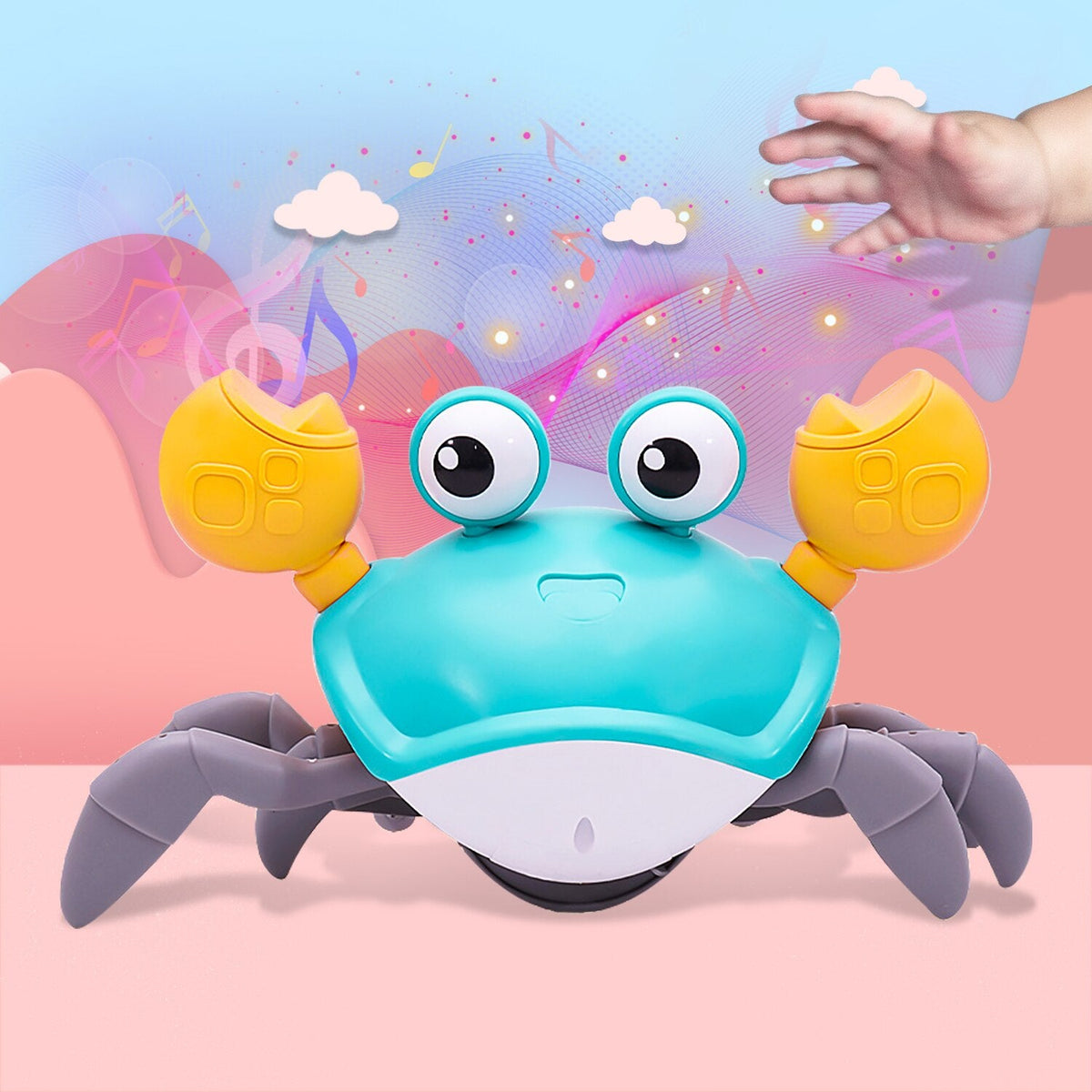Interactive Crawling Crab Toy for Screen-Free Play