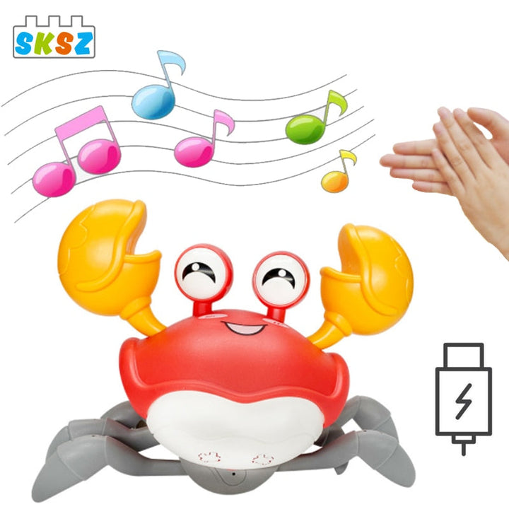 Interactive Crawling Crab Toy for Screen-Free Play