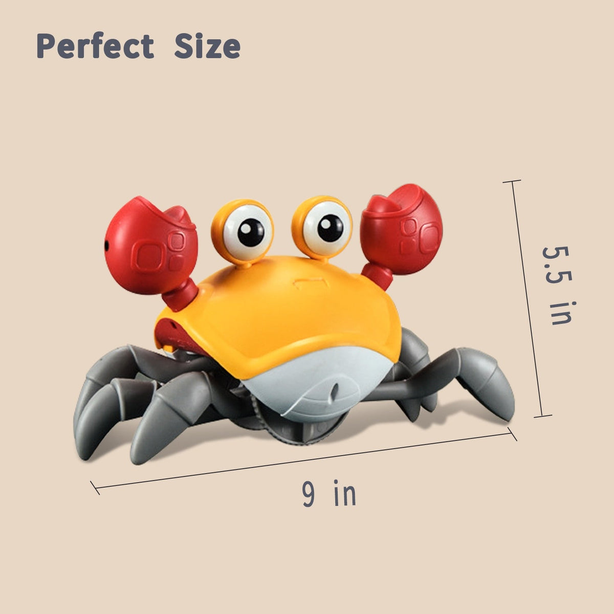 Interactive Crawling Crab Toy for Screen-Free Play