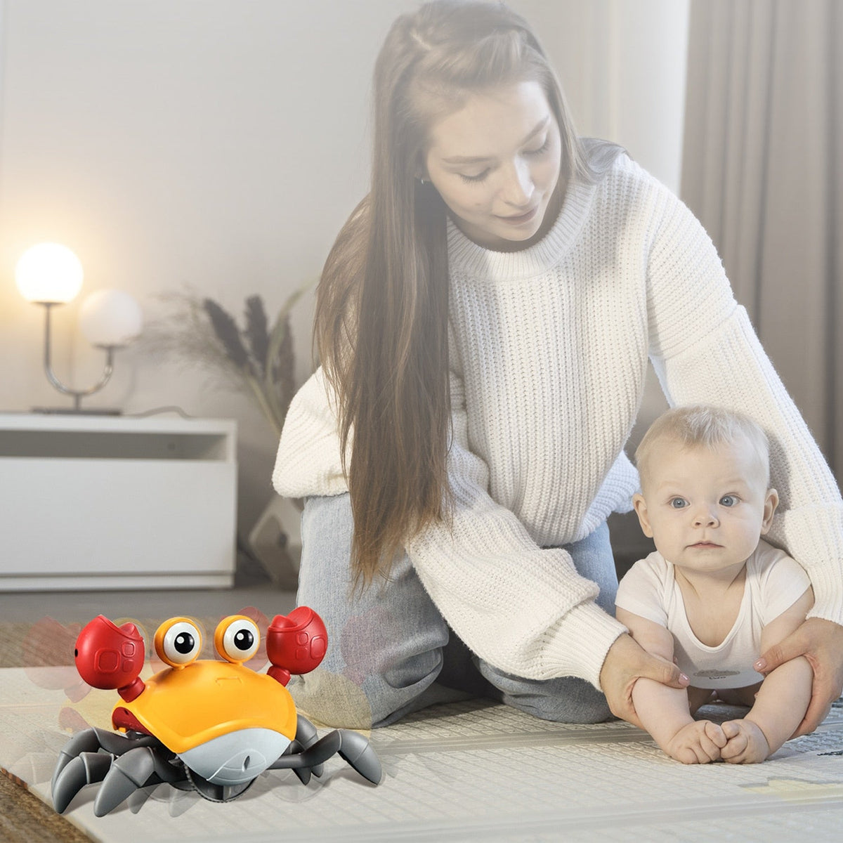 Interactive Crawling Crab Toy for Screen-Free Play