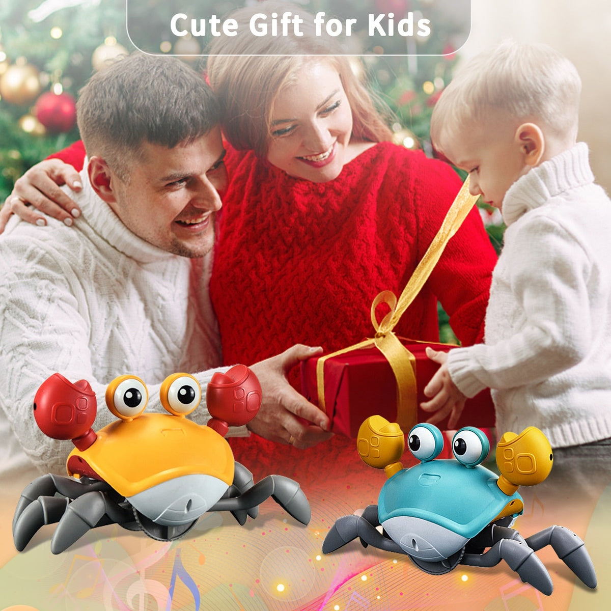Interactive Crawling Crab Toy for Screen-Free Play