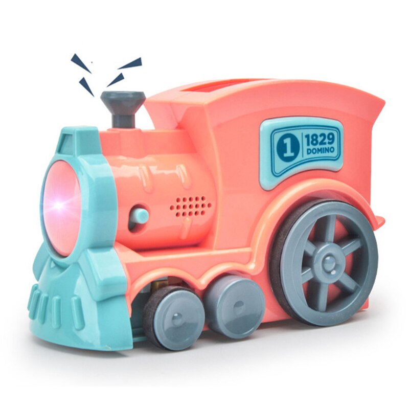 Automatic Domino Train Toy for Screen-Free STEM Play