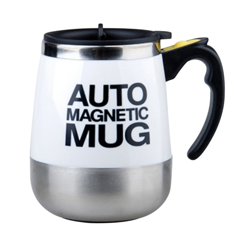 Self Stirring Coffee Mug With Magnetic Stirrer