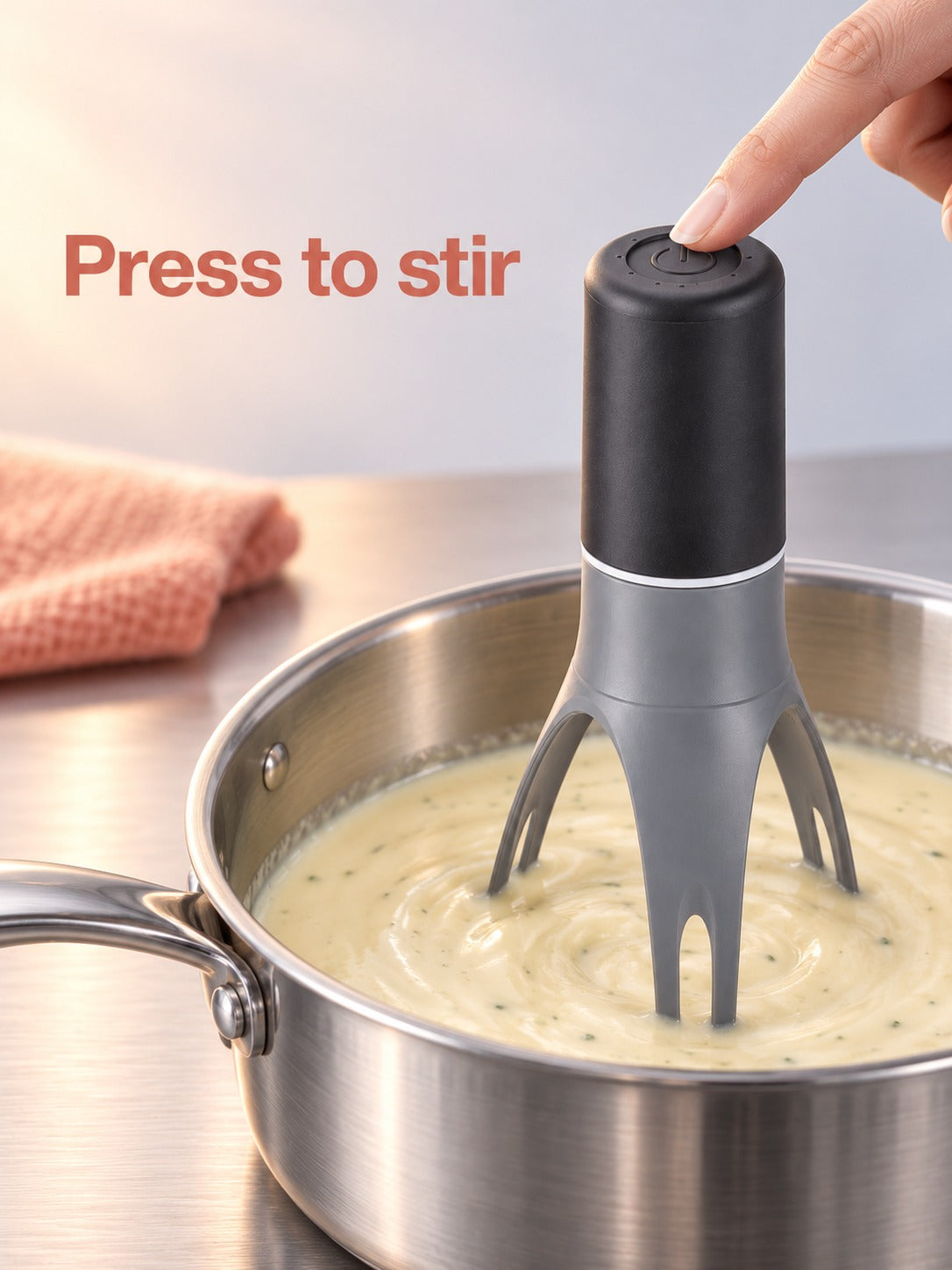 Automatic Pot Stirrer for Sauces: Hands-Free Stirring