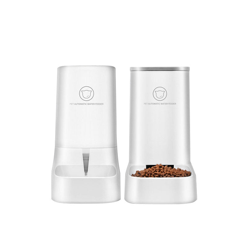 Automatic Pet Feeder With 3.8L Water, 2.1kg Food
