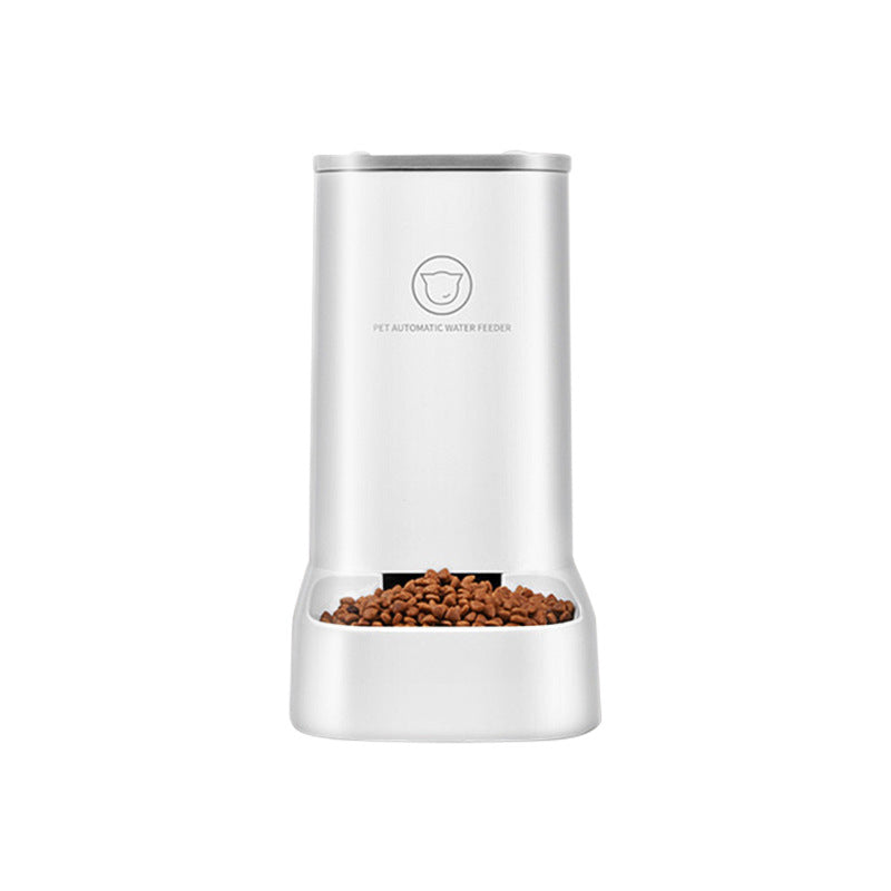 Automatic Pet Feeder With 3.8L Water, 2.1kg Food
