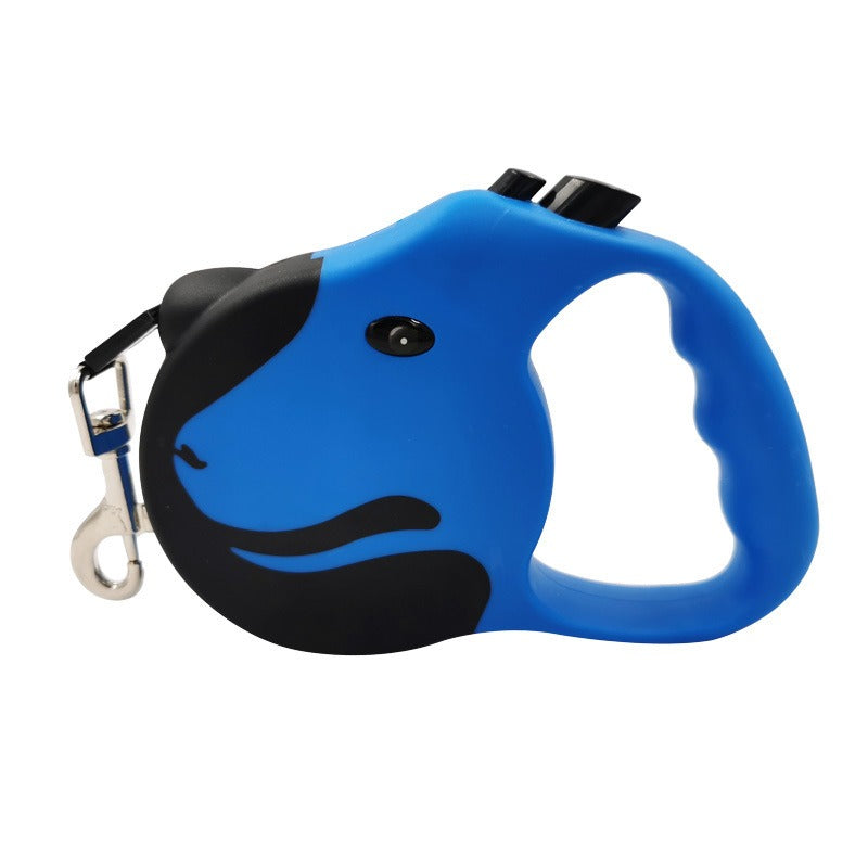 Retractable Dog Leash With One-Hand Lock Control