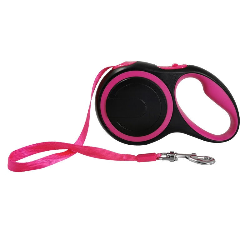 Retractable Dog Leash With One-Hand Lock Control