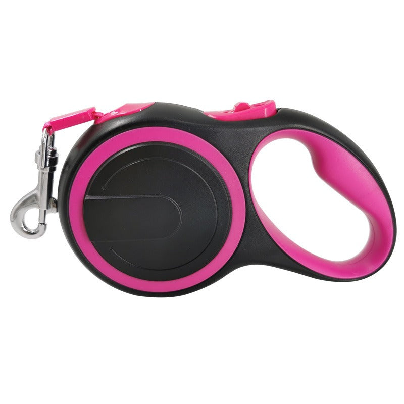 Retractable Dog Leash With One-Hand Lock Control
