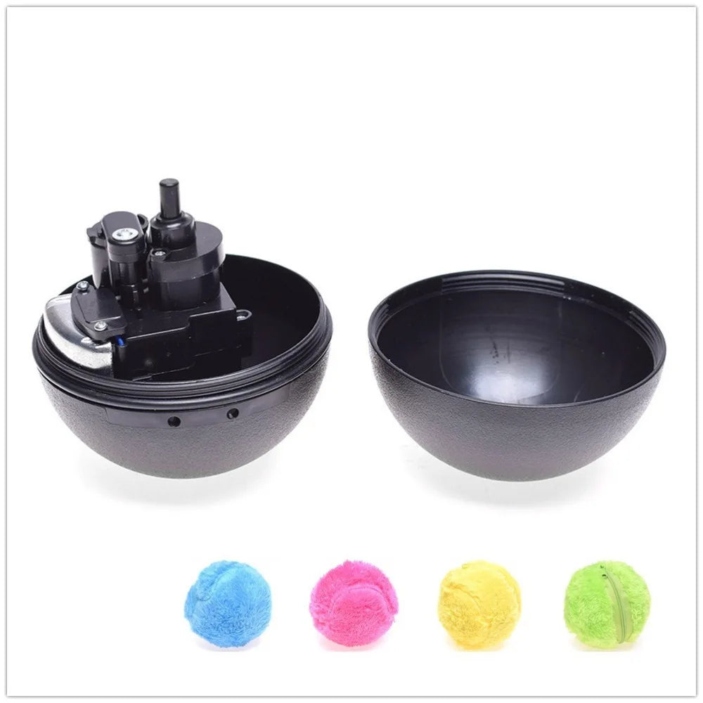 Rolling Robot Floor Sweeper Ball with Microfiber Covers