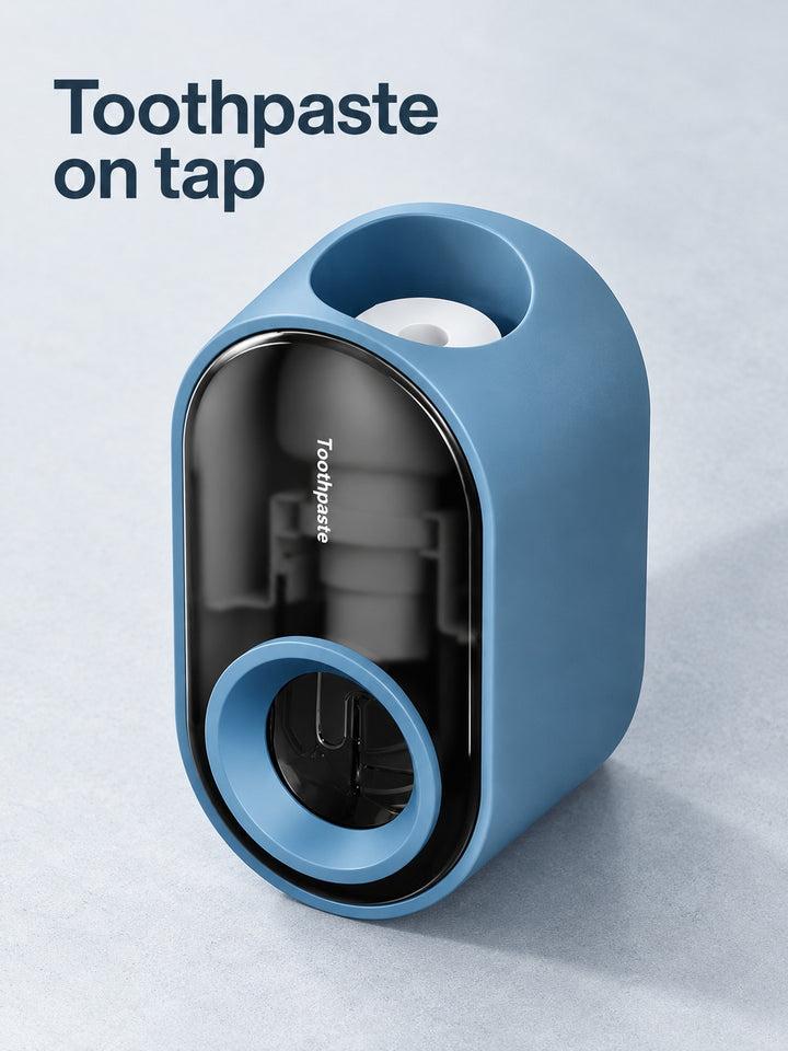 Automatic Toothpaste Squeezer for Wall-Mounted Bathroom Use