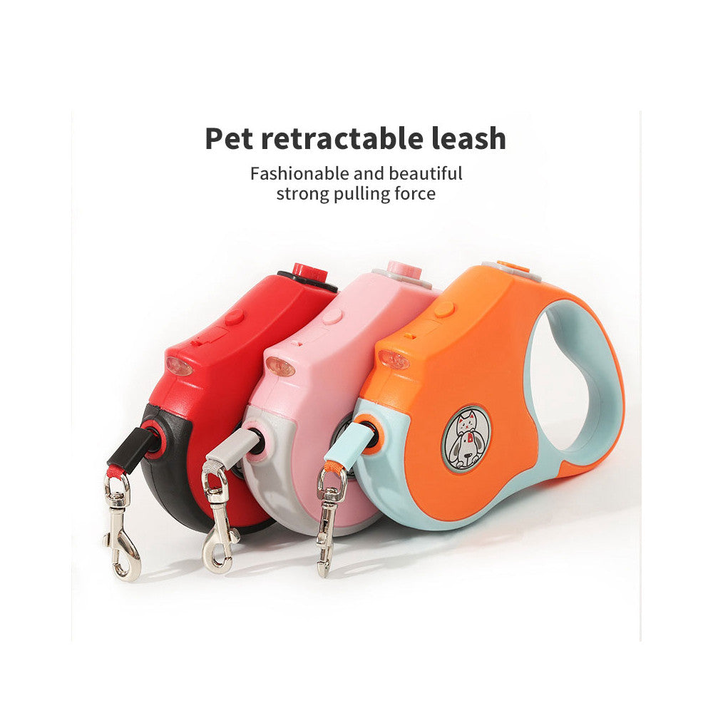 Retractable Dog Leash with LED Lights for Safer Walks