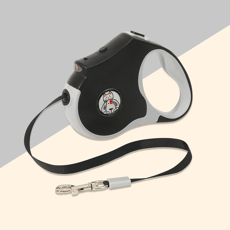 Retractable Dog Leash with LED Lights for Safer Walks