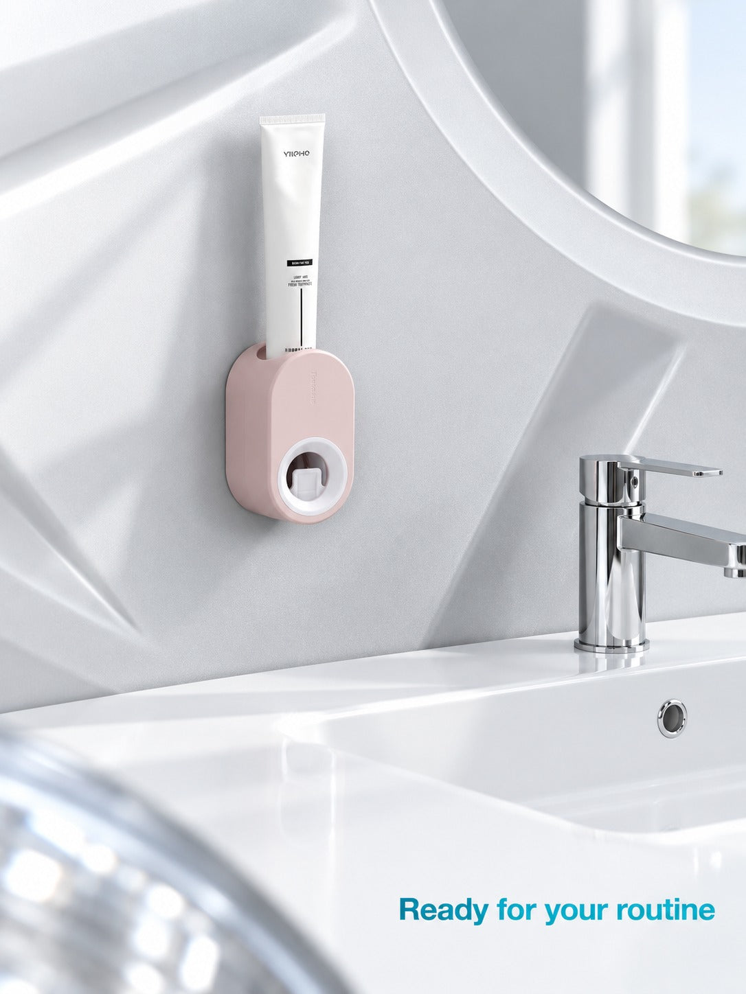 Automatic Wall Toothpaste Squeezer, No Drilling Needed