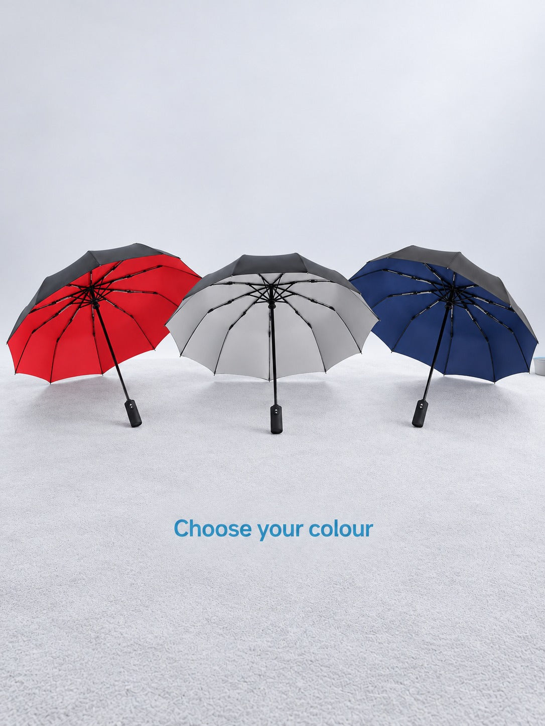 Automatic Wind Resistant Umbrella for Men Commuters