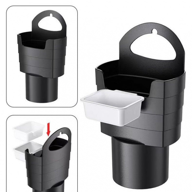 Car Cup Holder Organizer with Fry Holder & Sauce Tray
