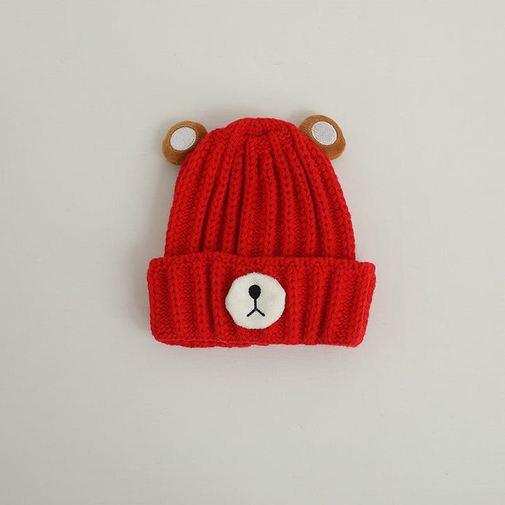 Children's Knitted Bear Hat for Cozy Winter Warmth