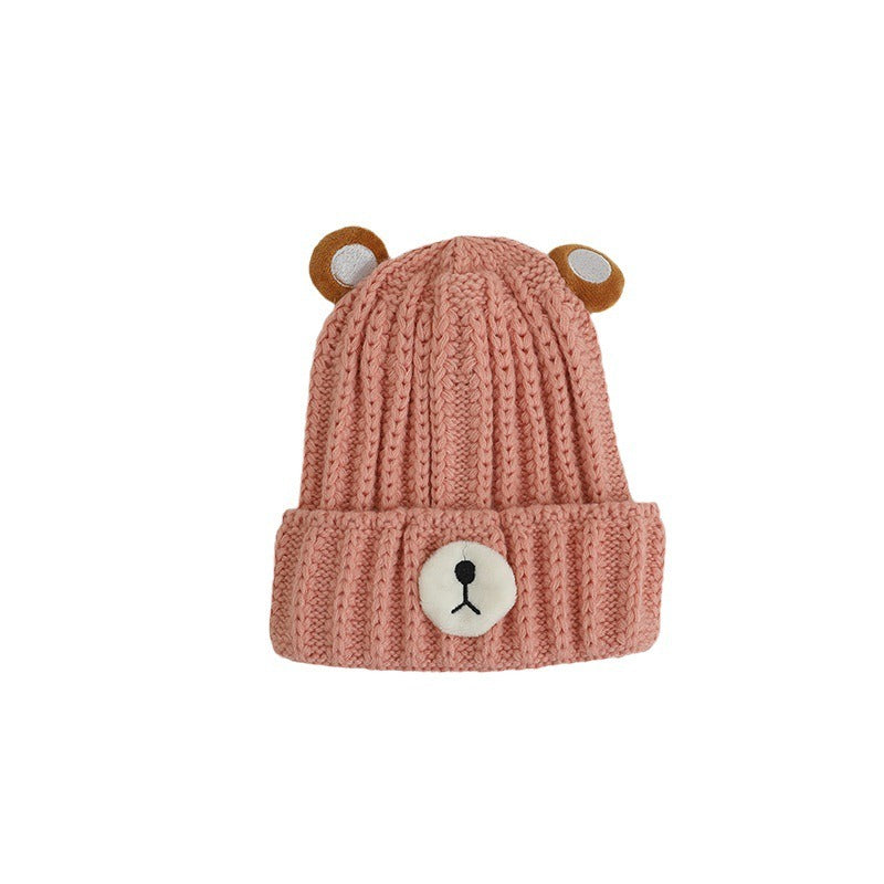 Children's Knitted Bear Hat for Cozy Winter Warmth