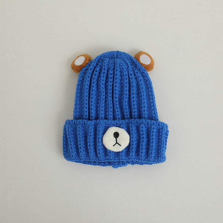 Children's Knitted Bear Hat for Cozy Winter Warmth