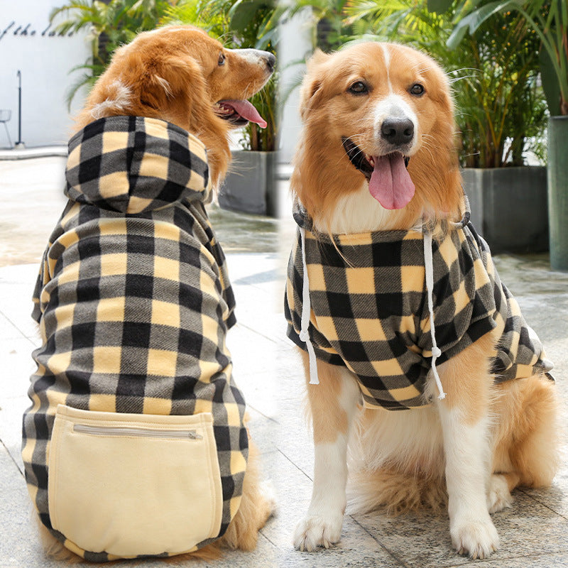 Fleece Dog Sweater for Warm Autumn & Winter Walks